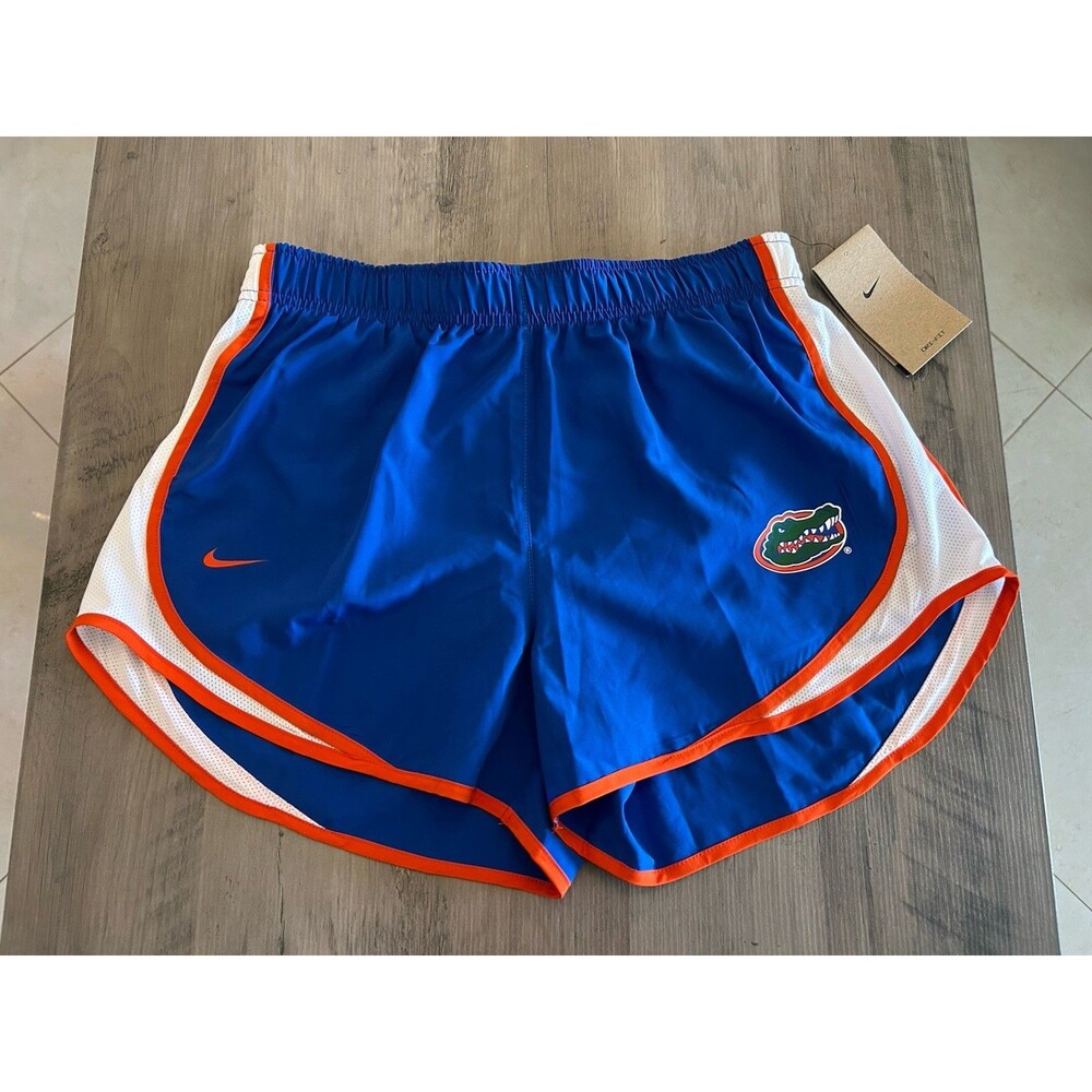 NEW! Nike Dri Fit Florida Gators NCAA Track Shorts Drawstring Size M